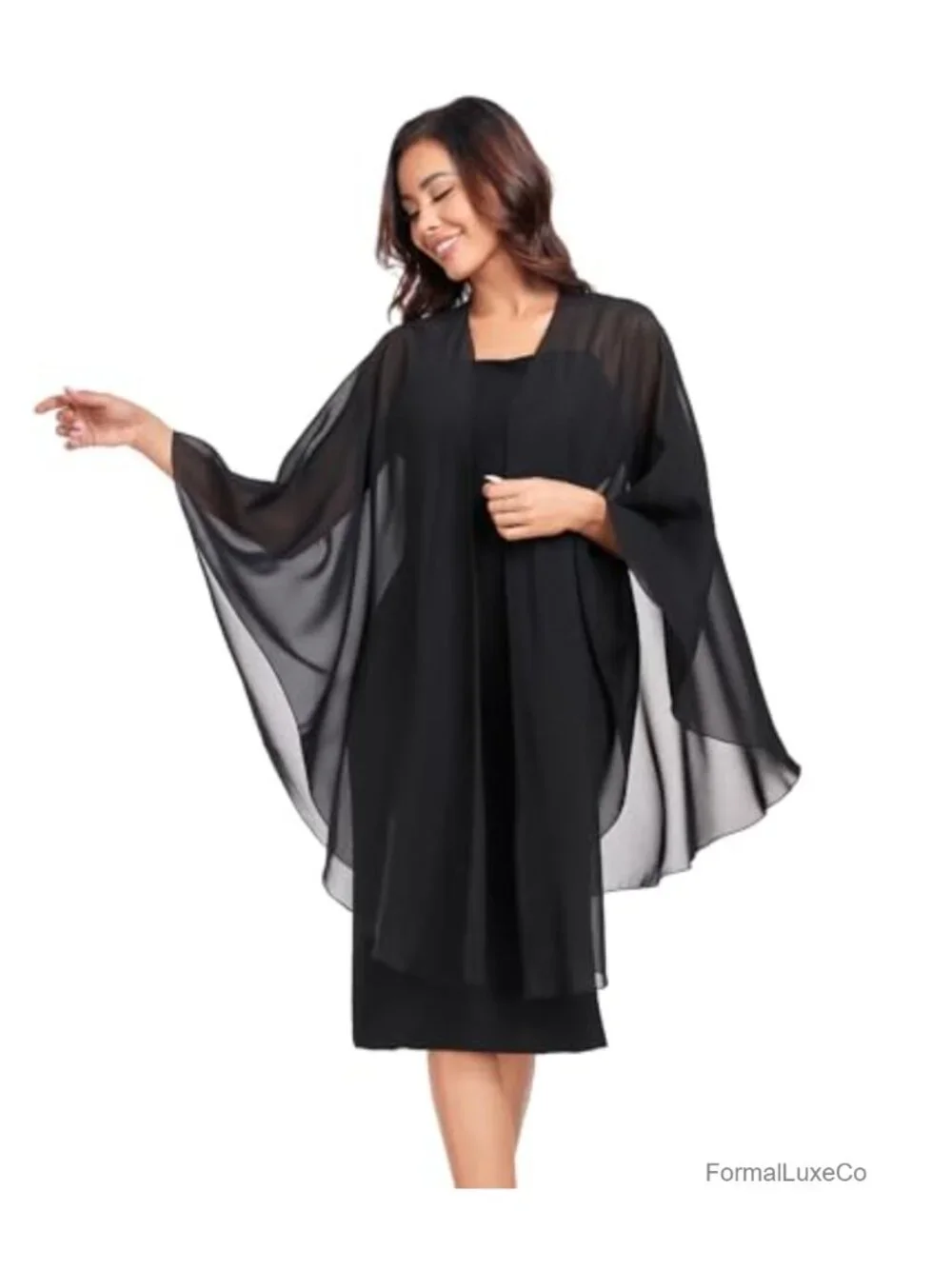 Chiffon Shawl Wrap for Evening Wedding Party - Soft Lightweight Pashmina